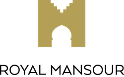Normal For the home page with keyword phrase "Personal Trainer": Royal Mansour logo Alternative Text: Personal Trainer Royal Mansour hotel partnership logo luxury hospitality elite fitness services