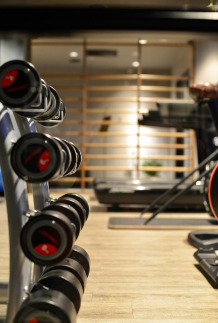 Personal Trainer in Switzerland empty gym facilities luxury hotel fitness space enhancement opportunity